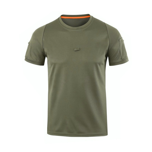 Тактическая футболка-поло Lesko A825 Green размер XXL с коротким рукавом для мужчин армейская (K/OPT2-4852-15852) - изображение 1