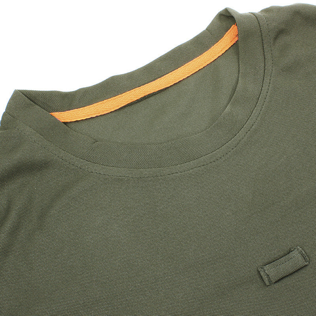 Тактическая футболка-поло Lesko A825 Green размер XXL с коротким рукавом для мужчин армейская (K/OPT2-4852-15852) - изображение 2