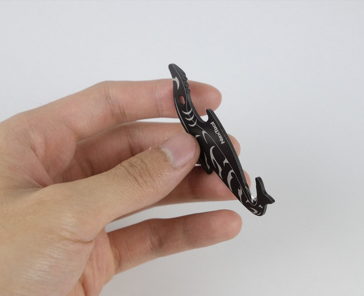Міні-Мультитул NexTool EDC box cutter Shark KT5521Blue, компактний, стильний, для ключів, 10 г, з нержавіючої сталі - Фото 8 Міні-Мультитул NexTool EDC box cutter Shark KT5521Blue, компактний, стильний, для ключів, 10 г, з нержавіючої сталі - зображення 8