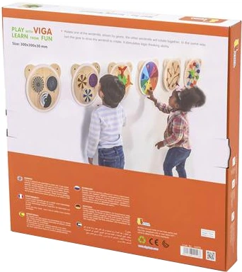Tablica manipulacyjna Viga Toys Młyny i przekładnie (6971608445538) - obraz 4