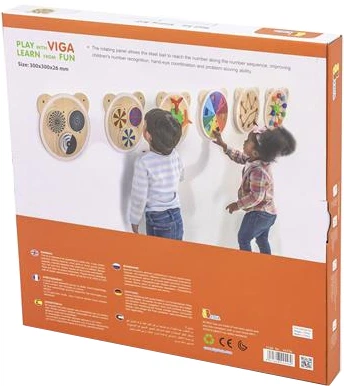Tablica manipulacyjna Viga Toys Tor kulkowy (6971608445569) - obraz 2