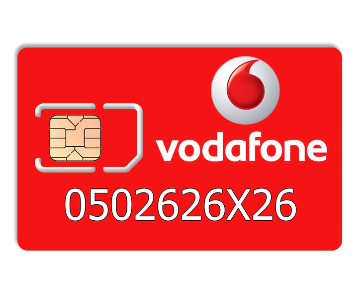 Красивый номер Vodafone 0502626X26 - Фото 1 Красивый номер Vodafone 0502626X26 - изображение 1