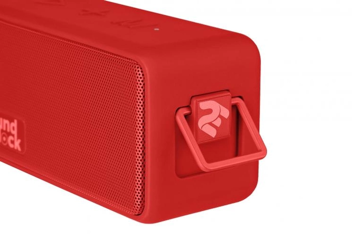 Акустична система 2E SoundXBlock TWS, MP3, Wireless, Waterproof Red (2E-BSSXBWRD) - зображення 2