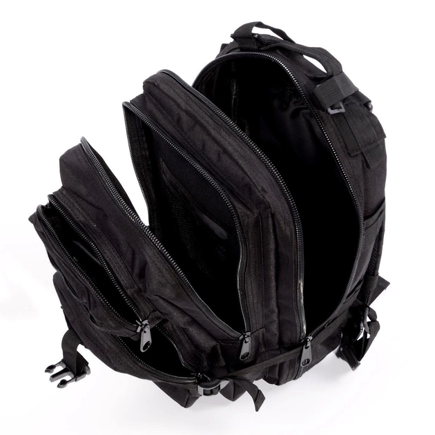 Тактичний військовий Рюкзак Oxford 600D 25л (Black) - зображення 2