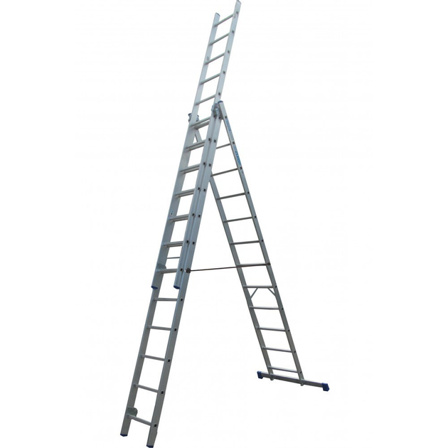 Складная алюминиевая 3-х секционная универсальная лестница ELKOP VHR .