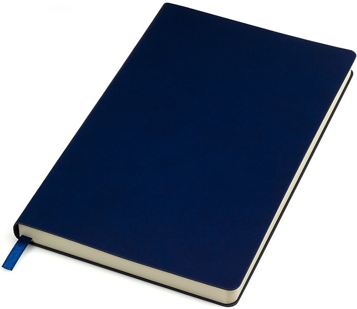 Записная книга Thinkme Funky 13 × 21 см 256 страниц в линию Темно-синяя ...