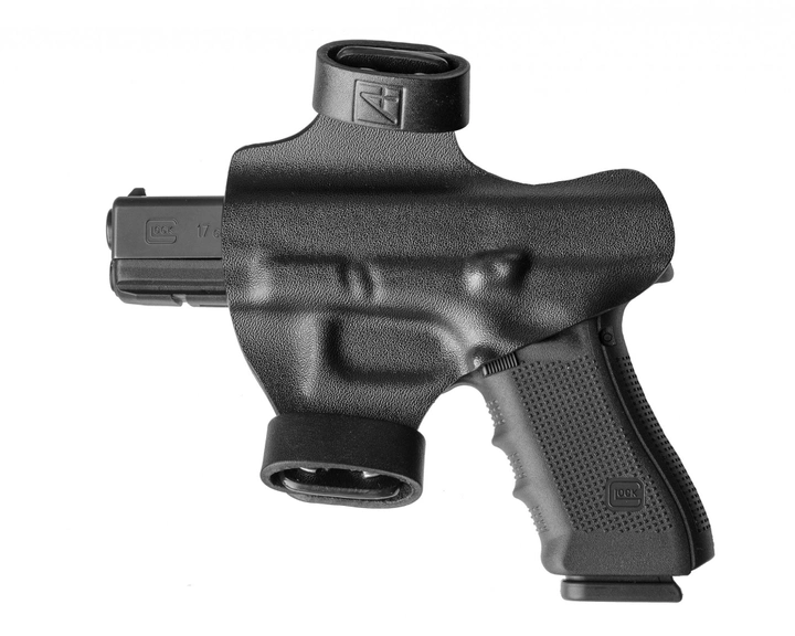Пластиковая, поясная, быстросъемная кобура A-LINE для Glock черная (ПК41) - изображение 2