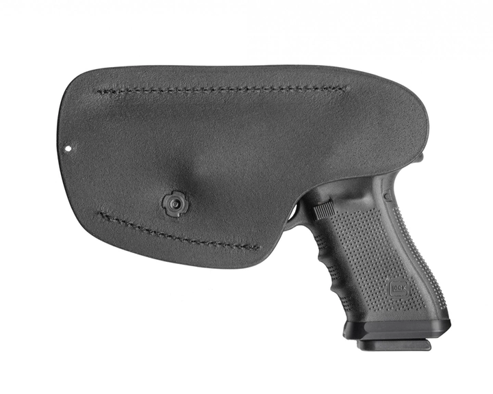 Внутрибрючная пластикова кобура A-LINE для Glock-17 чорна (ПК1) - зображення 2