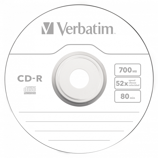 Диск Verbatim CD-R 700Mb 52x Wrap 50 pcs (43787) (5959120) - Фото 2 Диск Verbatim CD-R 700Mb 52x Wrap 50 pcs (43787) (5959120) - изображение 2