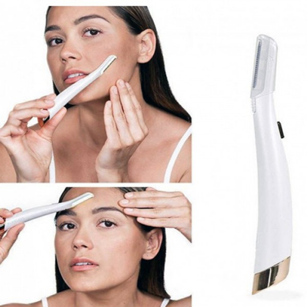 Женский мини триммер Flawless Dermaplane GLO Белый - изображение 2