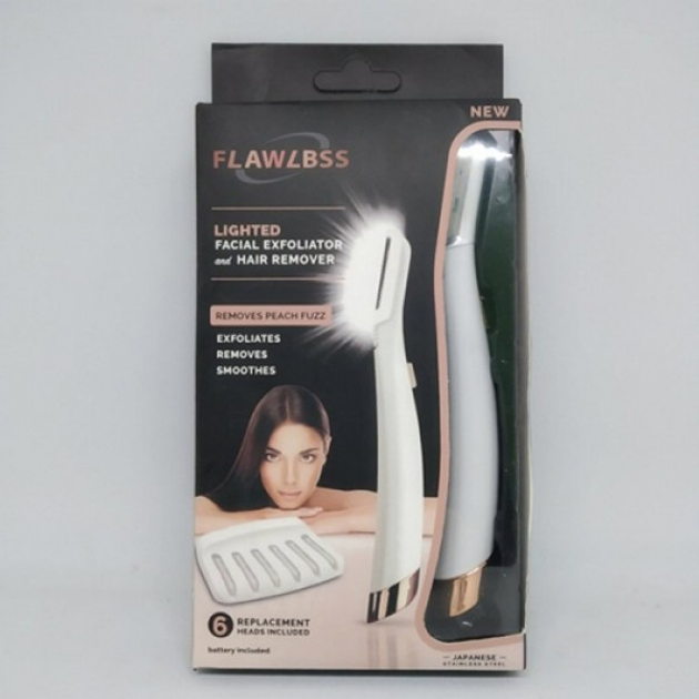 Женский мини триммер Flawless Dermaplane GLO Белый - изображение 6