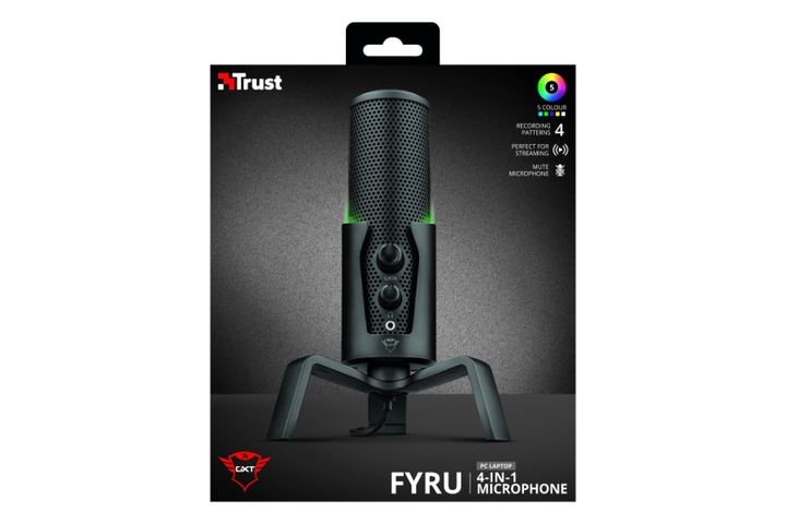 Мікрофон Trust GXT 258 Fyru USB (TR23465) - Фото 5 Мікрофон Trust GXT 258 Fyru USB (TR23465) - изображение 5