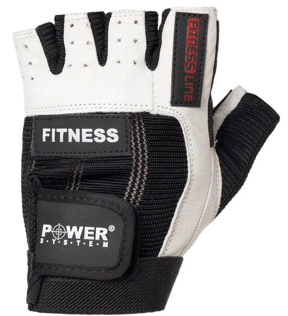 Рукавички для фітнесу та важкої атлетики Power System Fitness PS-2300 чорно-білий L - зображення 4