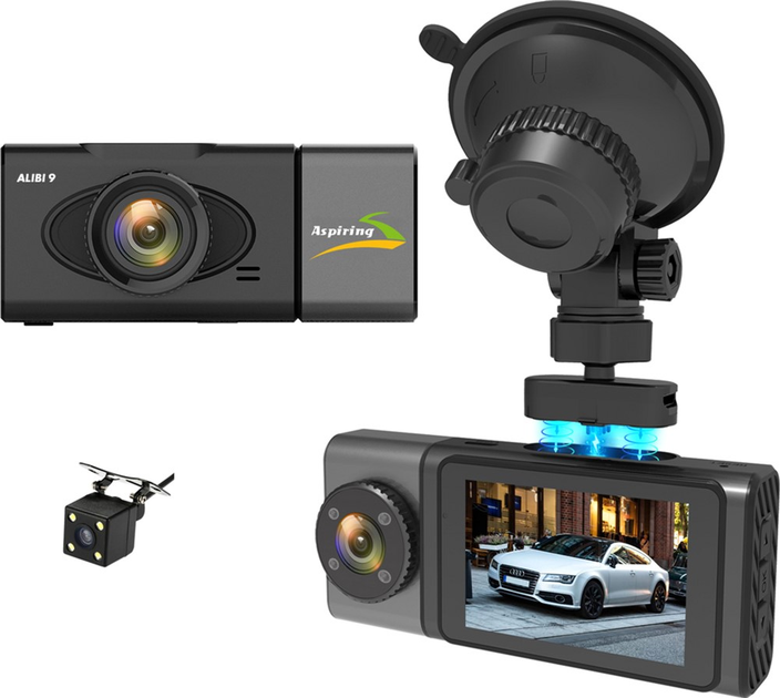 Видеорегистратор Aspiring Alibi 9, GPS, 3 Cameras, SpeedCam ...