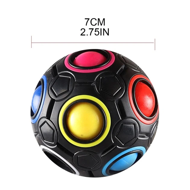 Игрушка шар анти стресс 2в1 Spinner&Pop It черный - Фото 5 Игрушка шар анти стресс 2в1 Spinner&Pop It черный - зображення 5