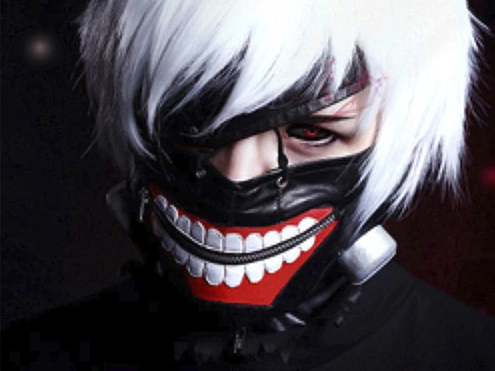 Маска Канеки BauTech Kaneki Ken Кен 3D Черный (1010-085-00) - изображение 5
