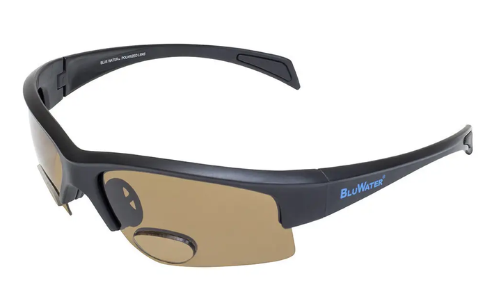 Бифокальные очки с поляризацией BluWater Bifocal-2 (+3.0) polarized (brown) (4БИФ2-50П30) - изображение 1