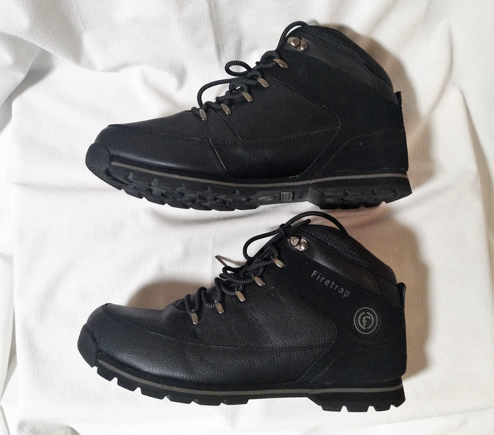 Ботинки мужские демисезонные кожаные черные Firetrap Rhino Boots (размер44) от продавца: Outfits – в интернет-магазине ROZETKA