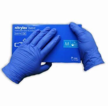 Захисні рукавички нітрилові Nitrylex Basic - зображення 1