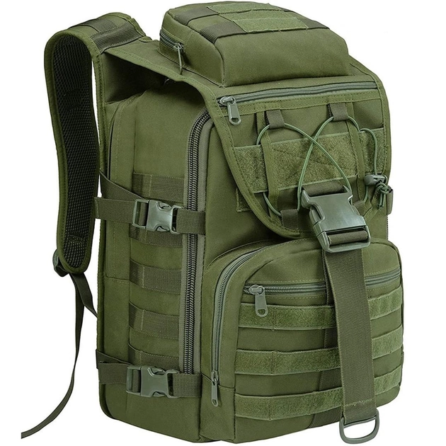 Рюкзак тактический Eagle M09B (штурмовой, военный) мужская сумка Олива - изображение 1