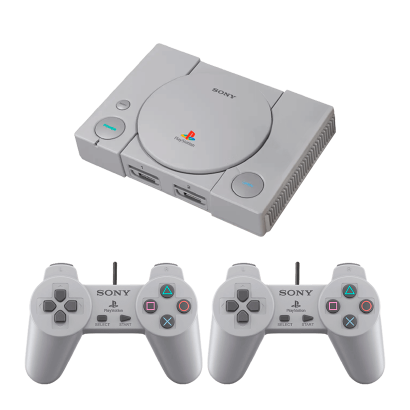 Консоль Sony PlayStation 1 Classic Grey + 20 Встроенных Игр Б/У