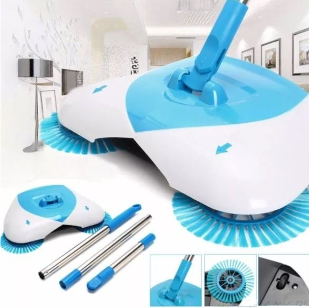 Механический супер веник для уборки Hurricane Spin Broom Professional (KG-372) - зображення 2