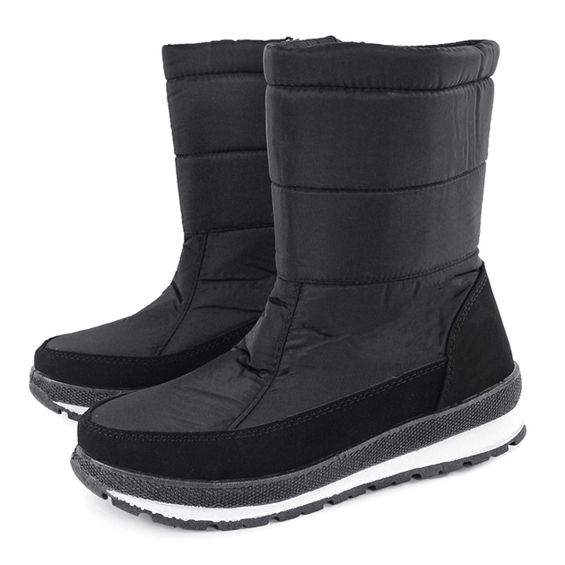 Полусапоги дутики женские Bromen зимние на меху черные 36 р. 24 см ...