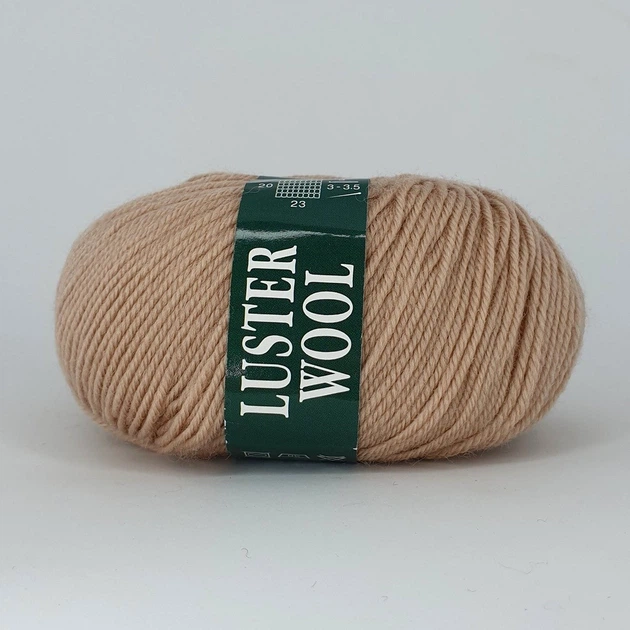 Пряжа шерстяная Vita Luster Wool 50 3367 беж - Фото 1 Пряжа шерстяная Vita Luster Wool 50 3367 беж - изображение 1