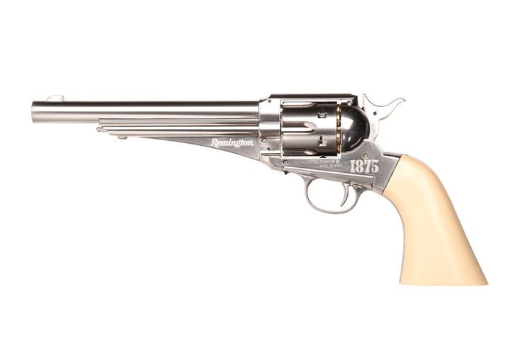 RR1875 Пневматичний револьвер Crosman Remington 1875 Full Metal - зображення 1