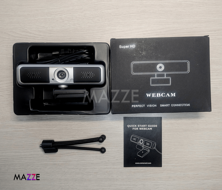 Веб-камера 4.0 MegaPixels стерео микрофоны с шумоподавлением шторка приватности автофокус вебкамера 2K Quad HD (2560x1440) для ПК компьютера ноутбука SV3C (X2) + штатив-тринога - изображение 7