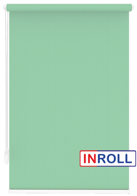 Ролета тканевая INROLL Есо-Mini 52,5х185 см Camila Салатовый A623 - Фото 1 Ролета тканевая INROLL Есо-Mini 52,5х185 см Camila Салатовый A623 - изображение 1