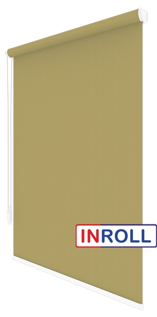 Ролета тканевая INROLL Есо-Mini 55х185 см Camila Оливковый A632 - изображение 2
