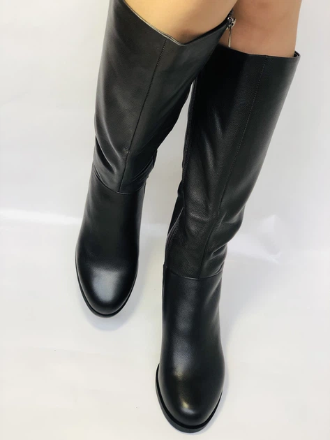 Зимние женские сапоги Molka 36 Чёрные 2426 - изображение 8