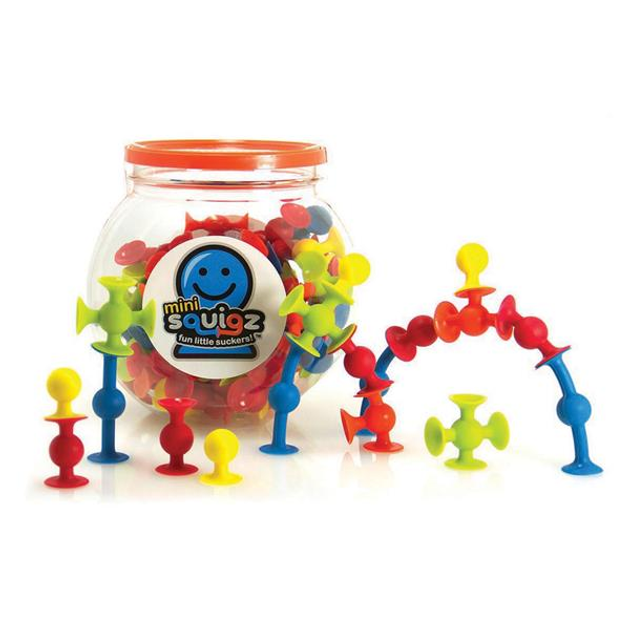Конструктор на мини-присосках Fat Brain Toys MiniSquigz 75 шт. (F107ML ...