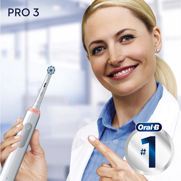 Szczoteczka elektryczna do zębów Oral-B Pro 3 Sensitive Clean 3000 - obraz 8
