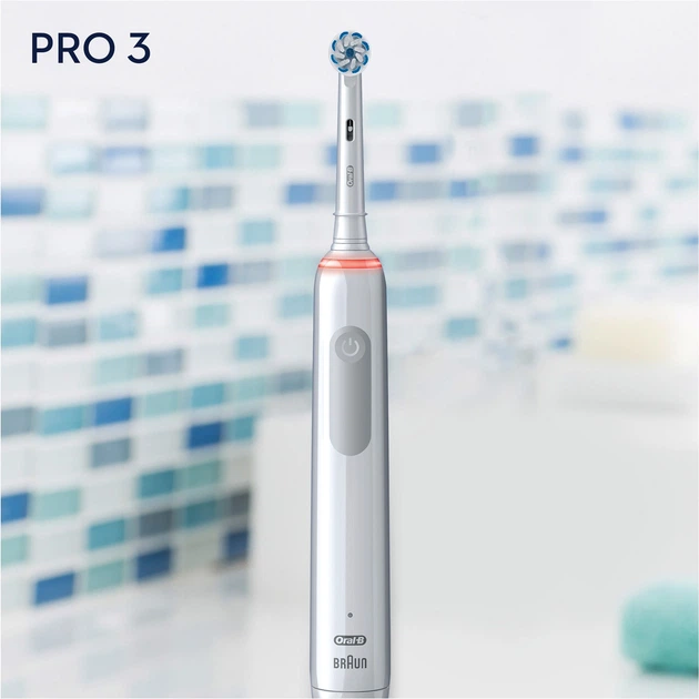 Szczoteczka elektryczna do zębów Oral-B Pro 3 Sensitive Clean 3000 - obraz 4