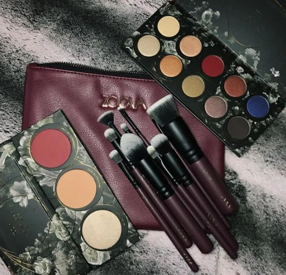 Подарунковий набір ZOEVA Opulence Collection — 2 палетки + набір пензлів - зображення 6