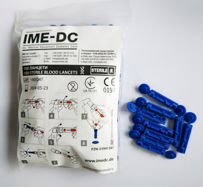 Ланцети IME-DC 10 штук (ІМЕ-ДІСІ) - зображення 2
