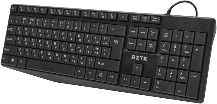 Клавиатура проводная RZTK KB 120 USB - изображение 2