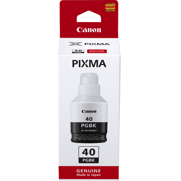 Чернила для Canon PIXMA G5040 Canon 40 Black 135мл 3385C001 - Фото 1 Чернила для Canon PIXMA G5040 Canon 40 Black 135мл 3385C001 - изображение 1