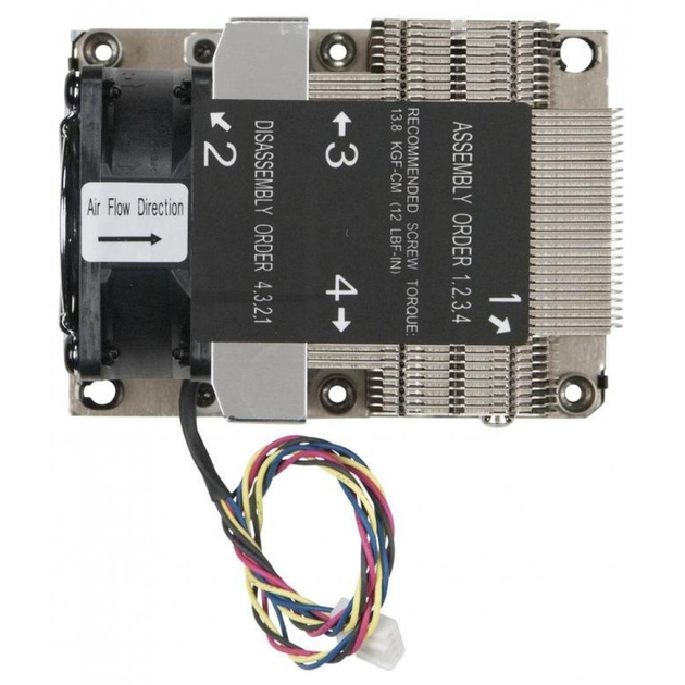 Кулер для процессора Supermicro SNK-P0068APS4/LGA3647/2U Active/Narrow ILM (SNK-P0068APS4) - изображение 3
