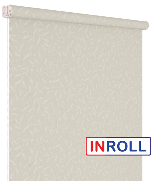 Ролета тканинна INROLL Есо-Mini 42,5х165 см Natura Шампань 2256 - зображення 3