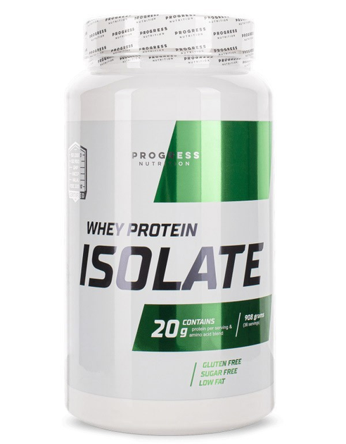 Протеїн Progress Nutrition Whey Protein Isolate 908 грам Полуниця ...