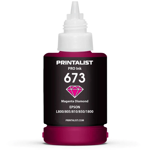 Чернила для Epson L850 PRINTALIST 673 Light Magenta 140г PL673LM - Фото 3 Чернила для Epson L850 PRINTALIST 673 Light Magenta 140г PL673LM - изображение 3