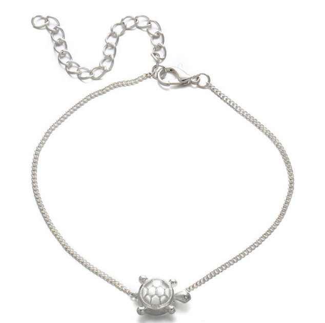 Браслет на ногу (анклет) Primo Turtle - Silver - Фото 1 Браслет на ногу (анклет) Primo Turtle - Silver - изображение 1