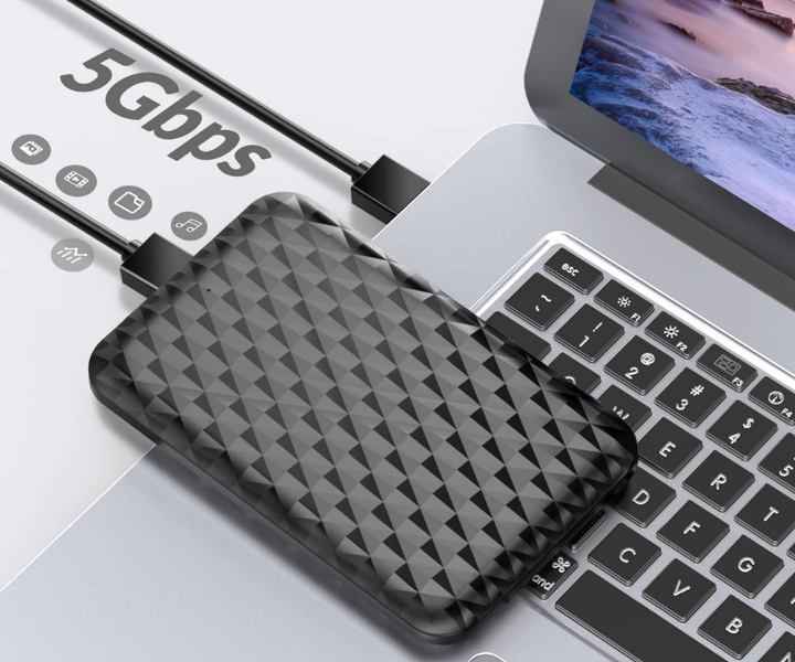 Внешний карман Orico для HDD / SSD 2.5" 2520C3-BK-EP USB Type-C - Black - изображение 5