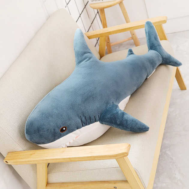 Мягкая игрушка акула 49 см Shark doll - изображение 6