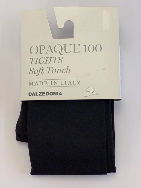 Колготы женские Сalzedonia Opaque Soft Touch 100 Den 2,S Черный - изображение 2