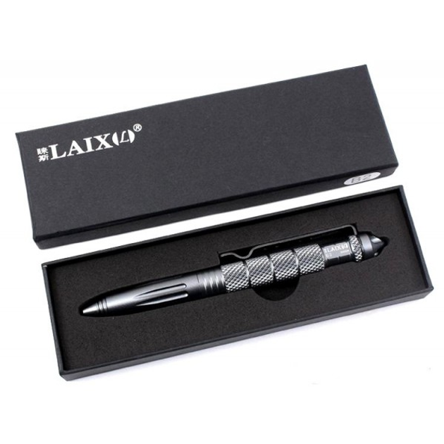 Тактическая ручка куботан Laix B2 с стеклобоем - зображення 1