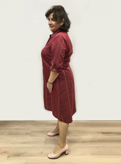 Женские кожаные платья (кожа, цвет бордовый)